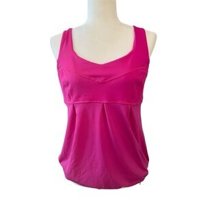 Lululemon Tame Me Cinch Waist Pink Tank Top
